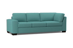 Melrose Left Arm Corner Sofa :: Leg Finish: Espresso / Configuration: LAF - Chaise on the Left