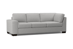 Melrose Left Arm Corner Sofa :: Leg Finish: Espresso / Configuration: LAF - Chaise on the Left