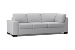 Melrose Left Arm Corner Sofa :: Leg Finish: Espresso / Configuration: LAF - Chaise on the Left