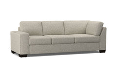 Melrose Left Arm Corner Sofa :: Leg Finish: Espresso / Configuration: LAF - Chaise on the Left