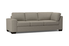 Melrose Left Arm Corner Sofa :: Leg Finish: Espresso / Configuration: LAF - Chaise on the Left