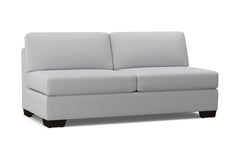 Melrose Armless Sofa :: Leg Finish: Espresso