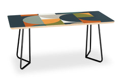 Mid Century Geometric 122 Coffee Table by The Old Art Studio