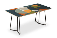 Mid Century Geometric 122 Coffee Table by The Old Art Studio