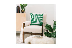 Minimalist Palm Leaf Toss Pillow by Modern Tropical