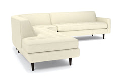 Monroe 3pc Sectional Sofa :: Leg Finish: Espresso / Configuration: LAF - Chaise on the Left