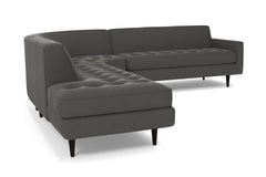Monroe 3pc Sectional Sofa :: Leg Finish: Espresso / Configuration: LAF - Chaise on the Left