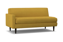 Monroe Left Arm Apartment Size Sofa :: Leg Finish: Espresso / Configuration: LAF - Chaise on the Left