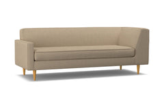 Monroe Left Arm Corner Sofa :: Leg Finish: Natural / Configuration: LAF - Chaise on the Left