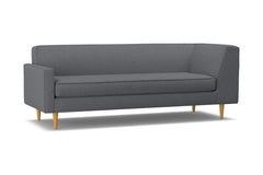 Monroe Left Arm Corner Sofa :: Leg Finish: Natural / Configuration: LAF - Chaise on the Left