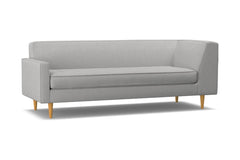 Monroe Left Arm Corner Sofa :: Leg Finish: Natural / Configuration: LAF - Chaise on the Left