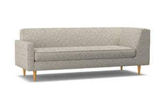Monroe Left Arm Corner Sofa :: Leg Finish: Natural / Configuration: LAF - Chaise on the Left