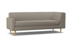 Monroe Left Arm Corner Sofa :: Leg Finish: Natural / Configuration: LAF - Chaise on the Left