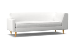 Monroe Left Arm Corner Sofa :: Leg Finish: Natural / Configuration: LAF - Chaise on the Left