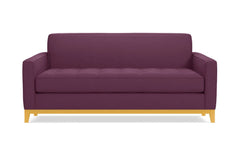 Monroe Drive Twin Size Sleeper Sofa :: Leg Finish: Natural / Sleeper Option: Memory Foam Mattress
