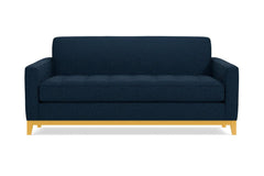 Monroe Drive Twin Size Sleeper Sofa :: Leg Finish: Natural / Sleeper Option: Deluxe Innerspring Mattress