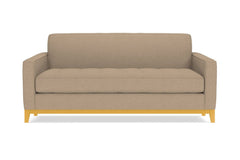 Monroe Drive Twin Size Sleeper Sofa :: Leg Finish: Natural / Sleeper Option: Memory Foam Mattress