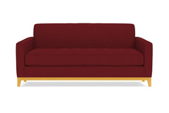 Monroe Drive Twin Size Sleeper Sofa :: Leg Finish: Natural / Sleeper Option: Memory Foam Mattress