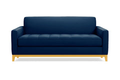 Monroe Drive Twin Size Sleeper Sofa :: Leg Finish: Natural / Sleeper Option: Deluxe Innerspring Mattress