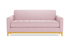 Monroe Drive Twin Size Sleeper Sofa :: Leg Finish: Natural / Sleeper Option: Deluxe Innerspring Mattress