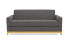 Monroe Drive Twin Size Sleeper Sofa :: Leg Finish: Natural / Sleeper Option: Deluxe Innerspring Mattress