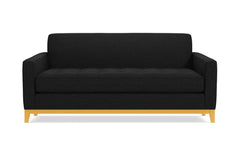 Monroe Drive Twin Size Sleeper Sofa :: Leg Finish: Natural / Sleeper Option: Deluxe Innerspring Mattress