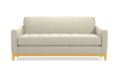 Monroe Drive Twin Size Sleeper Sofa :: Leg Finish: Natural / Sleeper Option: Deluxe Innerspring Mattress