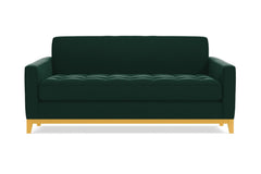 Monroe Drive Twin Size Sleeper Sofa :: Leg Finish: Natural / Sleeper Option: Memory Foam Mattress