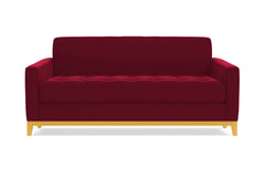 Monroe Drive Twin Size Sleeper Sofa :: Leg Finish: Natural / Sleeper Option: Deluxe Innerspring Mattress