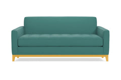 Monroe Drive Twin Size Sleeper Sofa :: Leg Finish: Natural / Sleeper Option: Deluxe Innerspring Mattress