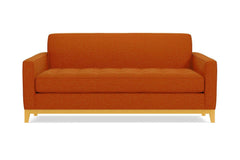 Monroe Drive Twin Size Sleeper Sofa :: Leg Finish: Natural / Sleeper Option: Deluxe Innerspring Mattress