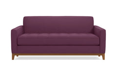 Monroe Drive Twin Size Sleeper Sofa :: Leg Finish: Pecan / Sleeper Option: Deluxe Innerspring Mattress