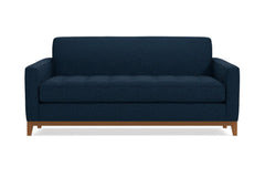 Monroe Drive Apartment Size Sleeper Sofa :: Leg Finish: Pecan / Sleeper Option: Deluxe Innerspring Mattress
