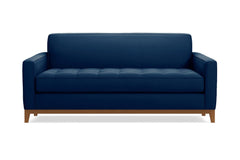 Monroe Drive Apartment Size Sleeper Sofa :: Leg Finish: Pecan / Sleeper Option: Memory Foam Mattress