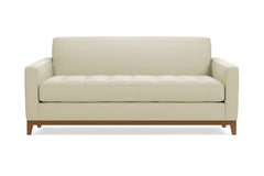 Monroe Drive Twin Size Sleeper Sofa :: Leg Finish: Pecan / Sleeper Option: Deluxe Innerspring Mattress