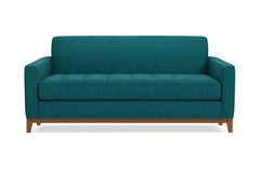 Monroe Drive Apartment Size Sleeper Sofa :: Leg Finish: Pecan / Sleeper Option: Memory Foam Mattress