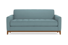 Monroe Drive Twin Size Sleeper Sofa :: Leg Finish: Pecan / Sleeper Option: Deluxe Innerspring Mattress