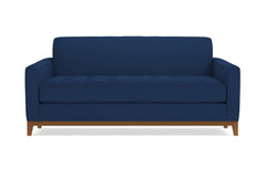 Monroe Drive Apartment Size Sleeper Sofa :: Leg Finish: Pecan / Sleeper Option: Memory Foam Mattress