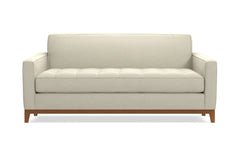 Monroe Drive Apartment Size Sleeper Sofa :: Leg Finish: Pecan / Sleeper Option: Memory Foam Mattress