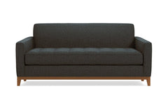 Monroe Drive Apartment Size Sleeper Sofa :: Leg Finish: Pecan / Sleeper Option: Deluxe Innerspring Mattress