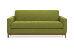 Monroe Drive Apartment Size Sleeper Sofa :: Leg Finish: Pecan / Sleeper Option: Memory Foam Mattress