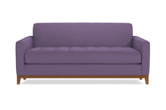 Monroe Drive Apartment Size Sleeper Sofa :: Leg Finish: Pecan / Sleeper Option: Memory Foam Mattress