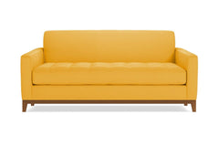Monroe Drive Twin Size Sleeper Sofa :: Leg Finish: Pecan / Sleeper Option: Deluxe Innerspring Mattress