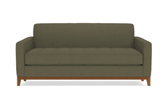 Monroe Drive Twin Size Sleeper Sofa :: Leg Finish: Pecan / Sleeper Option: Deluxe Innerspring Mattress