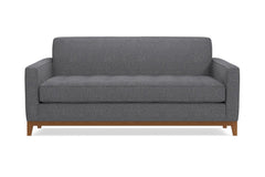 Monroe Drive Apartment Size Sleeper Sofa :: Leg Finish: Pecan / Sleeper Option: Memory Foam Mattress