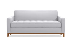Monroe Drive Apartment Size Sleeper Sofa :: Leg Finish: Pecan / Sleeper Option: Memory Foam Mattress