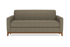 Monroe Drive Apartment Size Sleeper Sofa :: Leg Finish: Pecan / Sleeper Option: Deluxe Innerspring Mattress