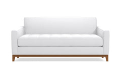 Monroe Drive Twin Size Sleeper Sofa :: Leg Finish: Pecan / Sleeper Option: Deluxe Innerspring Mattress