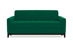 Monroe Drive Twin Size Sleeper Sofa :: Leg Finish: Espresso / Sleeper Option: Memory Foam Mattress