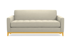 Monroe Drive Twin Size Sleeper Sofa :: Leg Finish: Natural / Sleeper Option: Deluxe Innerspring Mattress